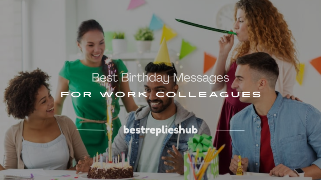 birthday message for work colleague